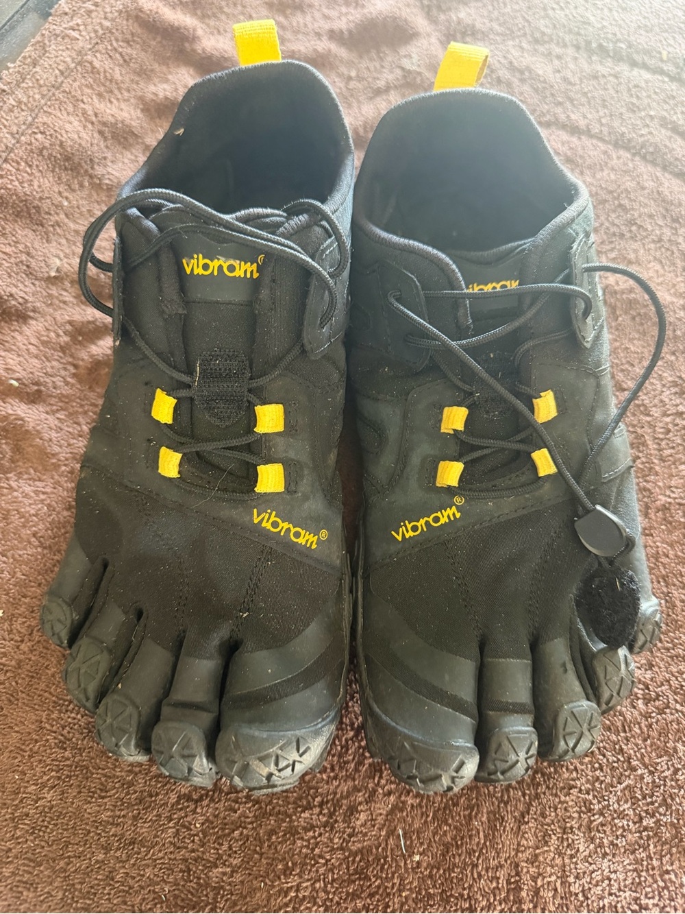 Vibram FiveFingers Black with Yellow Details